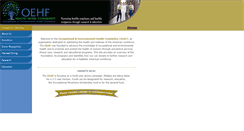 Desktop Screenshot of oehf.org