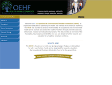 Tablet Screenshot of oehf.org